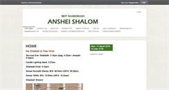 Desktop Screenshot of anshei-shalom.com