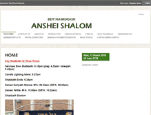 Tablet Screenshot of anshei-shalom.com
